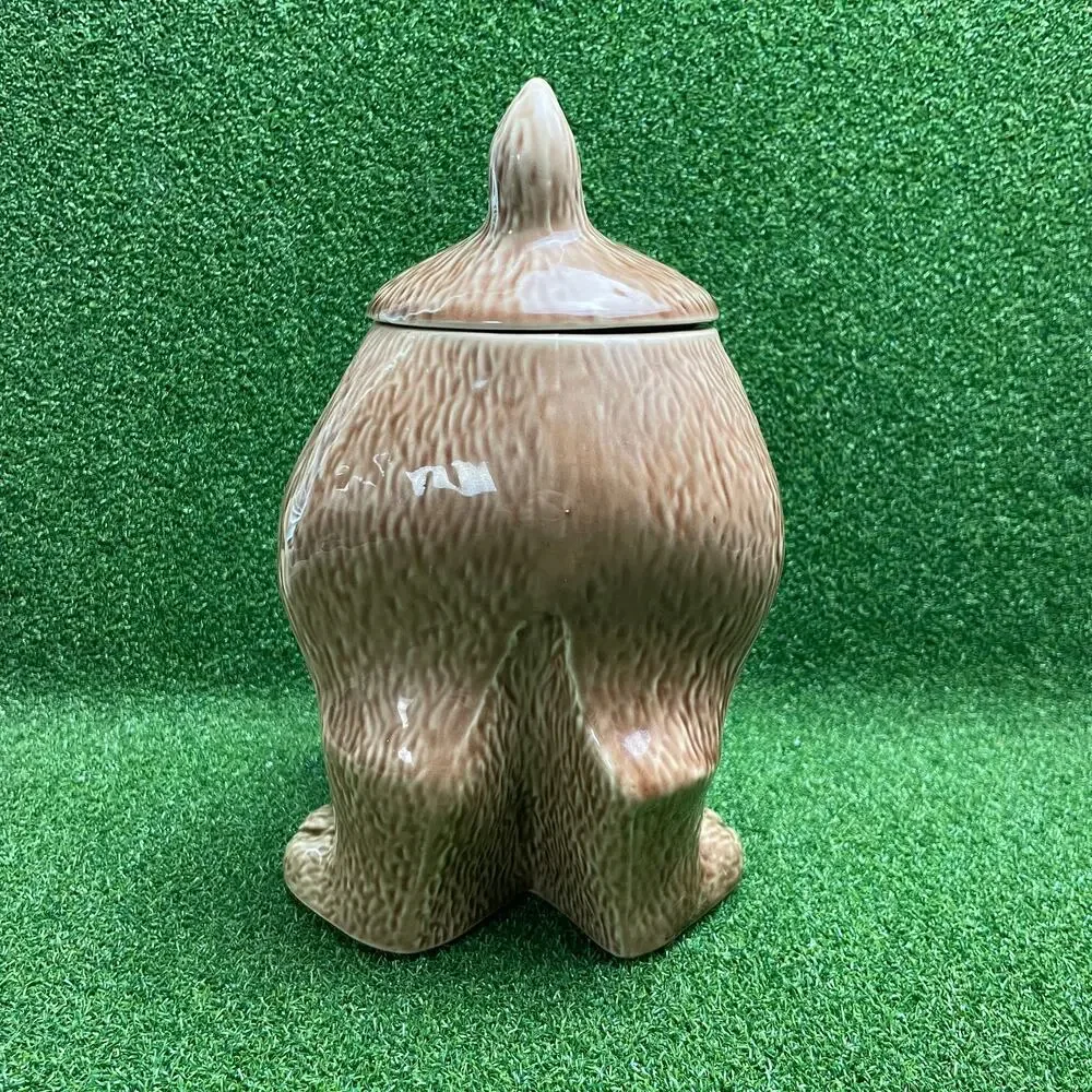 Vintage McCoy Thinking Hound Dog Ceramic USA Cookie Jar
